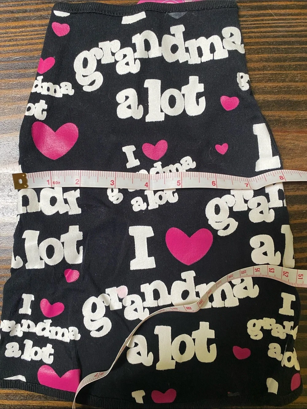 Dog Tee 'I ♥ Grandma A Lot' - size Medium